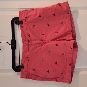 Cambridge Dry Goods Shorts 3.5 Inseam Pink Navy Size 12